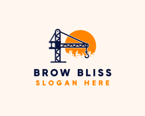 Crane Building Construction logo design