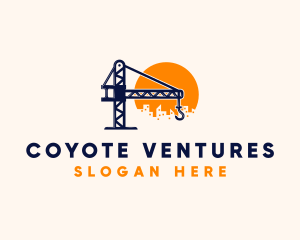 Crane Building Construction logo design