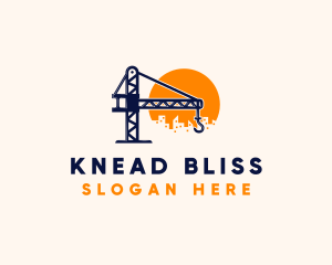 Crane Building Construction logo design