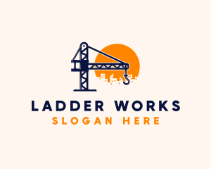 Crane Building Construction logo design