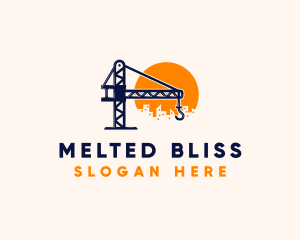 Crane Building Construction logo design