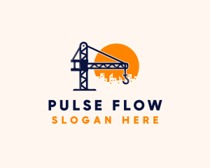 Crane Building Construction logo design