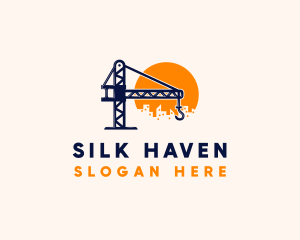 Crane Building Construction logo design