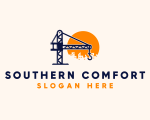 Crane Building Construction logo design