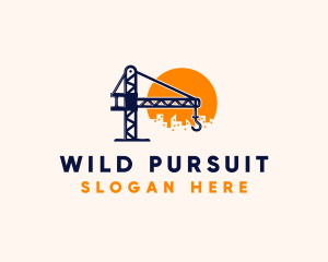 Crane Building Construction logo design