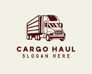 Forwarding Truck Driver logo design