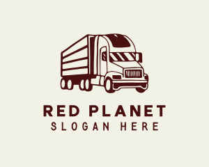 Forwarding Truck Driver logo design