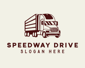 Driver - Forwarding Truck Driver logo design