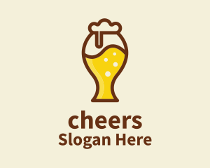 Beer Glass Icon  Logo