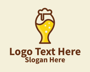 Beer Glass Icon  Logo