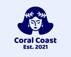 Sea Coral Woman logo design
