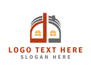 Leasing - Letter D Home Real Estate logo design
