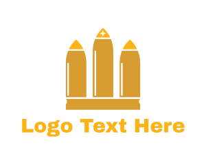 Gold Crown - Gold Crown Bullet logo design