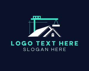 Roofing - Residential Roof Construction logo design