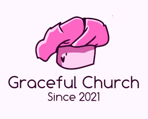 Breadmaker - Pink Chef Hat logo design
