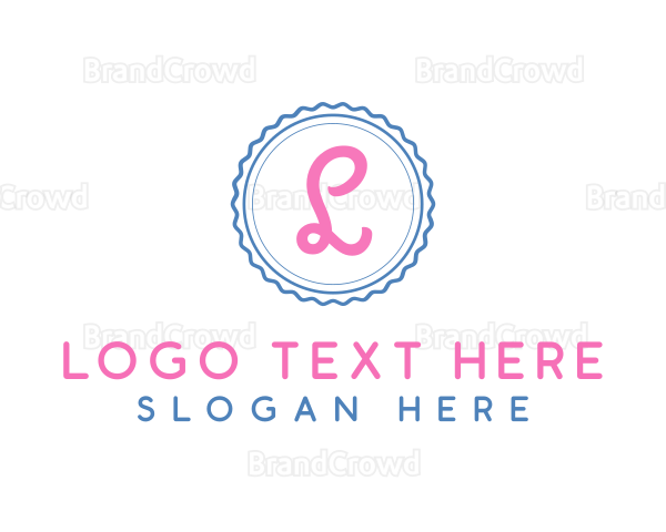 Cute Cupcake Confectionery Logo