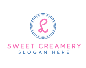 Feminine Candy Confectionery logo design