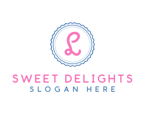 Feminine Candy Confectionery logo design