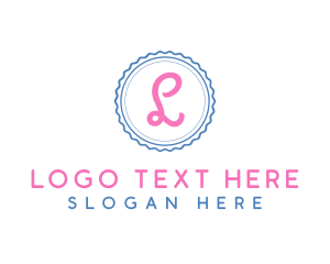 Confectionery - Cute Emblem Lettermark logo design