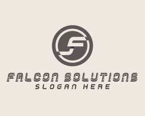 Technology Software Letter F logo design