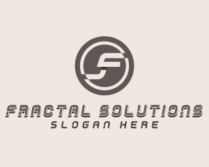 Technology Software Letter F logo design