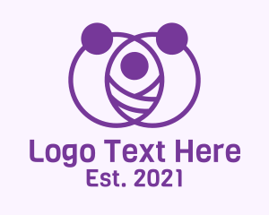 Marriage - Purple Family Care logo design
