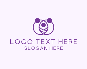 Resident - Purple Family Care logo design