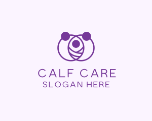 Purple Family Care logo design