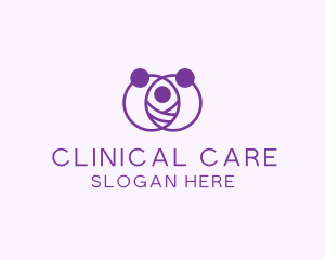 Purple Family Care logo design