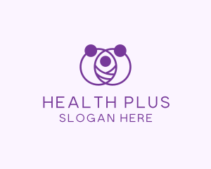 Purple Family Care logo design