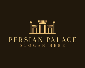 Persian - Persepolis Column Pillar logo design