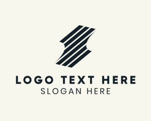 Company - Generic Stripes Shield logo design