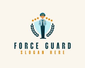 Police Security Shield logo design