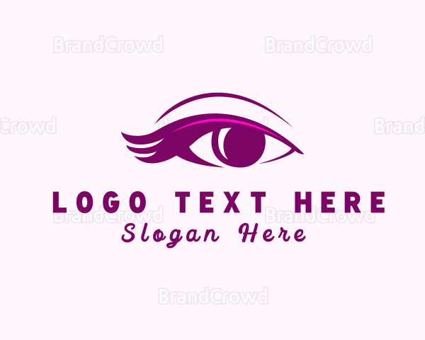 Beauty Eyelash Cosmetic Logo