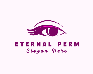 Perm - Beauty Eyelash Cosmetic logo design