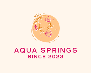 Spring Season Flower logo design