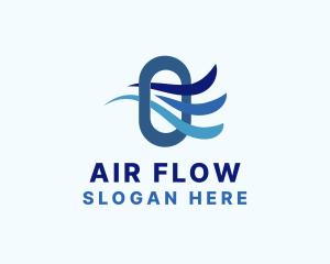 Air Flow Cooling logo design