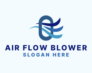 Air Flow Cooling logo design