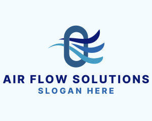 Air Flow Cooling logo design