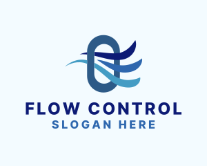 Air Flow Cooling logo design