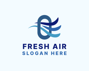 Air Flow Cooling logo design