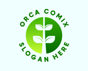 Veggie - Organic Agricultural Plant logo design