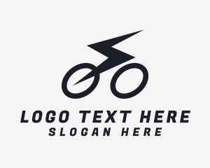 Trainer - Thunder Speed Bike logo design