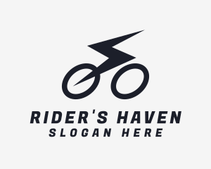 Biker - Thunder Speed Bike logo design