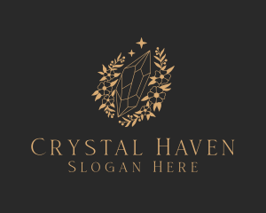 Luxe Crystal Boutique logo design