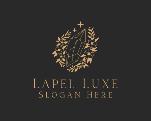 Luxe Crystal Boutique logo design