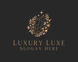 Luxe Crystal Boutique logo design