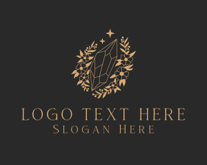 Glam - Luxe Crystal Boutique logo design