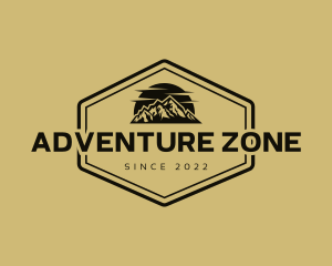 Mountain Range Adventure logo design