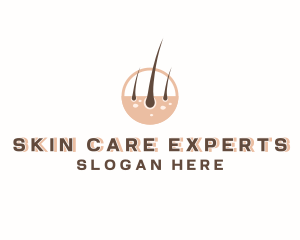 Hair Skin Dermatologist logo design